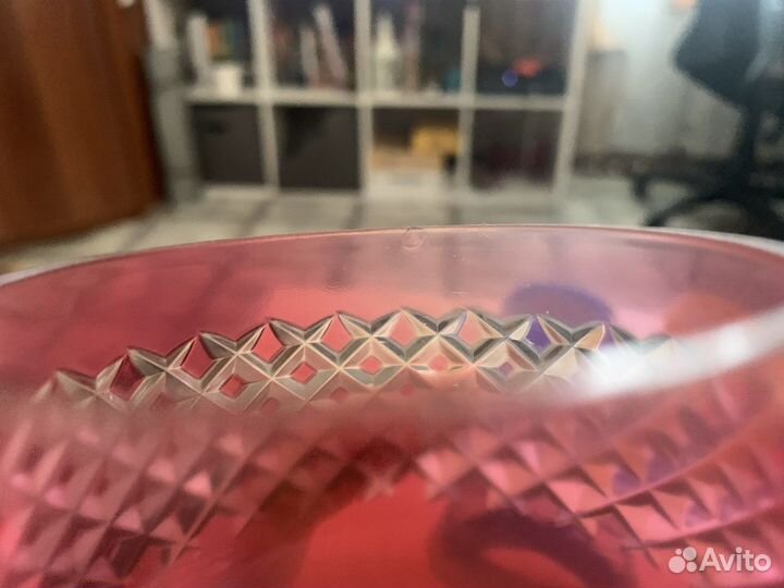 Хрустальные фужеры ГДР цветные