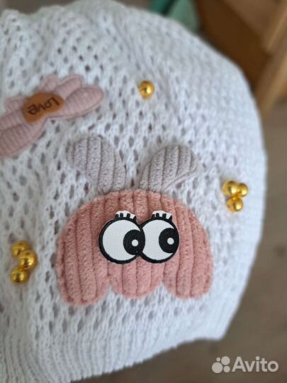 Шапочка летняя для девочки 1,5-2,5 года
