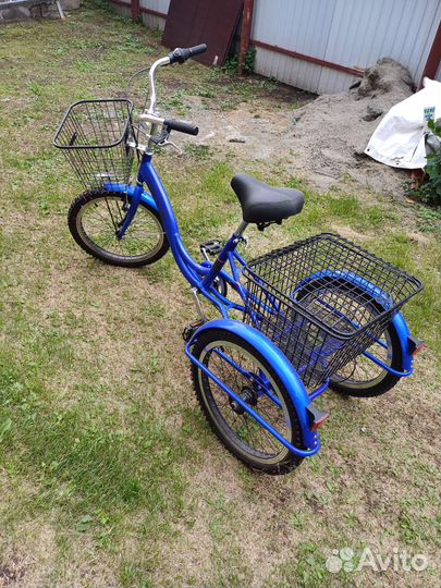 Трехколесный велосипед для пенсионеров новый