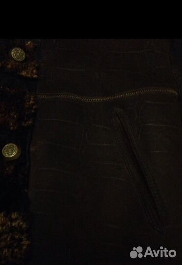 Дубленка- шубка натуральная женская 46-48 размер