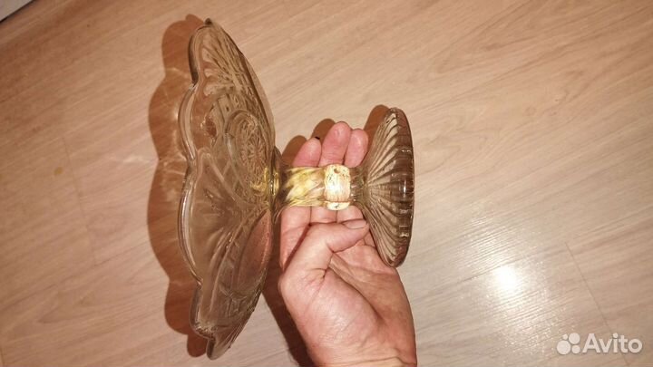 Ваза для фруктов на ножке СССР