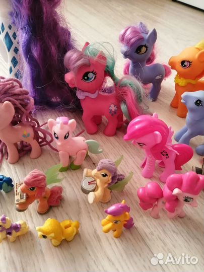 Набор пони и единорожек