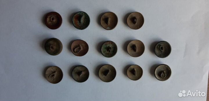 Пуговицы царские с орлами и без