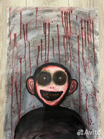 Картина абстракция акрилом