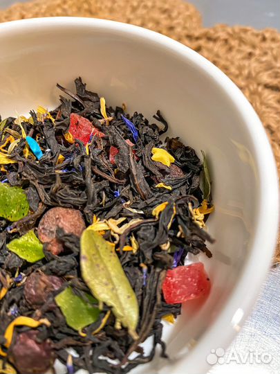Чай черный, зеленый, фруктовый