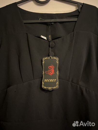 Платье черное размер s 42