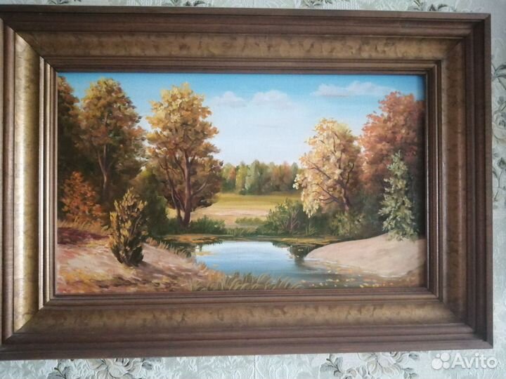 Картина маслом на холсте пейзаж