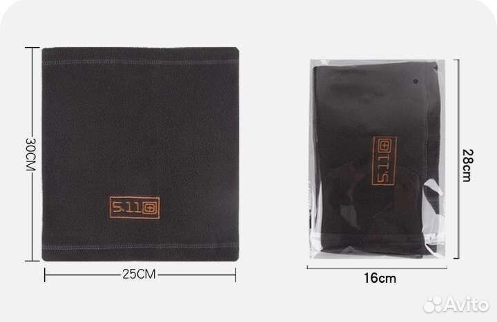 Комплект шапка и труба флис