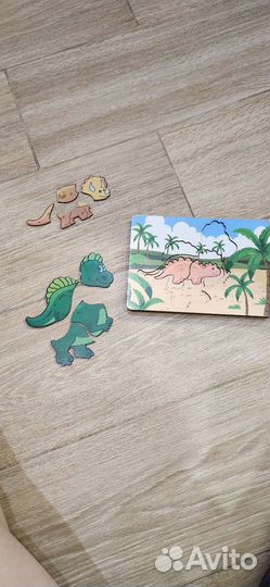 Развивающие деревянные игрушки пакетом