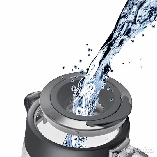 Чайник Polaris PWK 1715 CGL Water Way Pro, графит