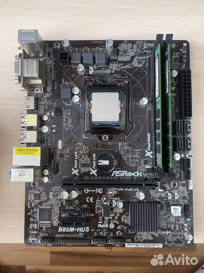 Материнская плата asrock b85 core i3 4330