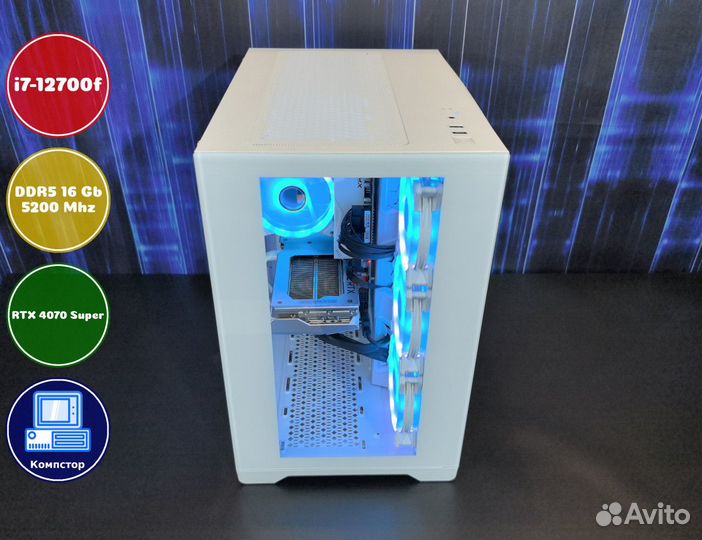 Компьютер новый i7-RTX4070SUP-16DDR5-OYL962347-B760