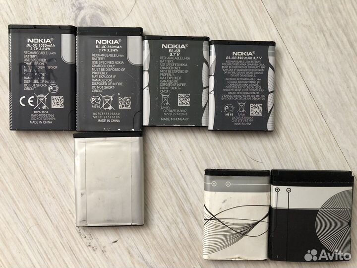 Аккумуляторы nokia