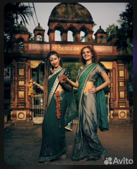 Костюм для восточного танца (Индийское сари)