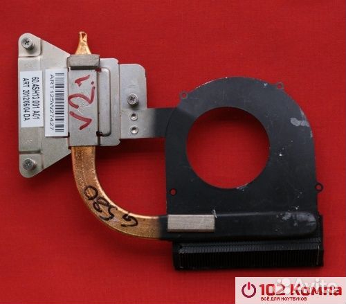 Система охлаждения Lenovo G580 без GPU