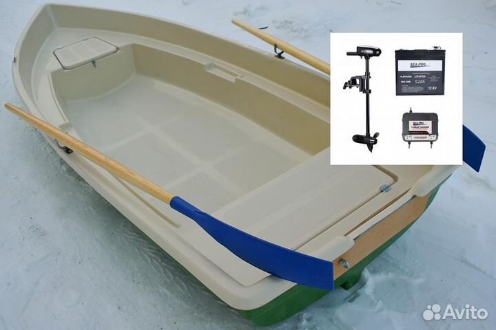 Лодка с мотором Тортилла-4 с Рундуками Sea-Pro T24