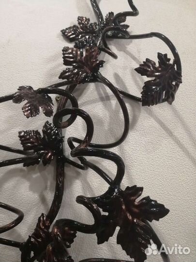 Винная полка (кованная)