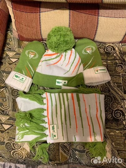 Комплект, Шапка, Шарф, Варежки 