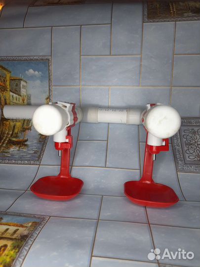 Ниппельные поилки на 25мм трубу