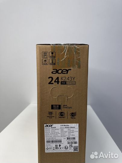 Новый монитор Acer K243Y 24 дюйма
