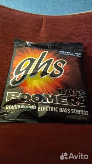 Струны для бас-гитары ghs bass boomers 50-107