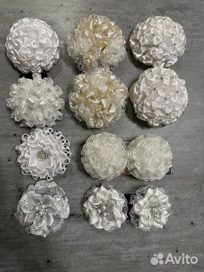 Бантики для волос ручной работы