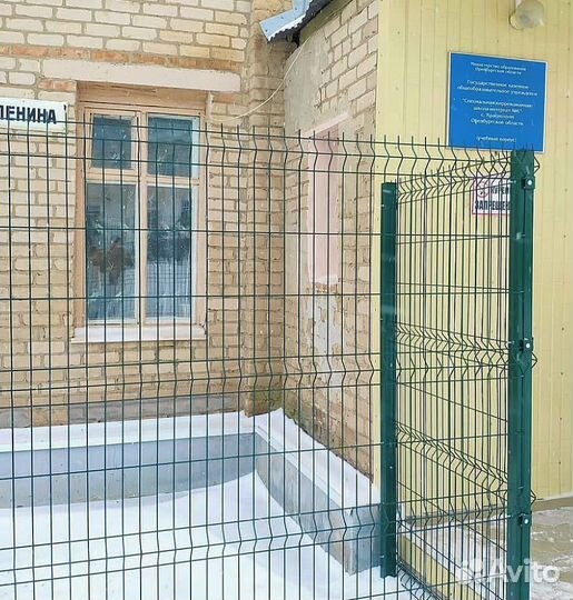 Забор из 3д сетки