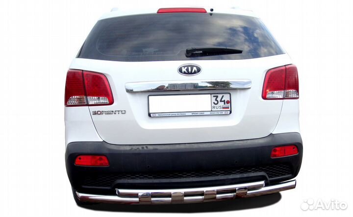 KIA Sorento 2009-2012 Защита заднего бампера