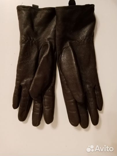 Перчатки из натуральной кожи