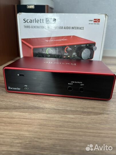 Звуковая карта focusrite scarlett 2i2 3rd gen