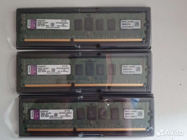 Оперативная память kingston kvr1333d3ls4r9s/4g