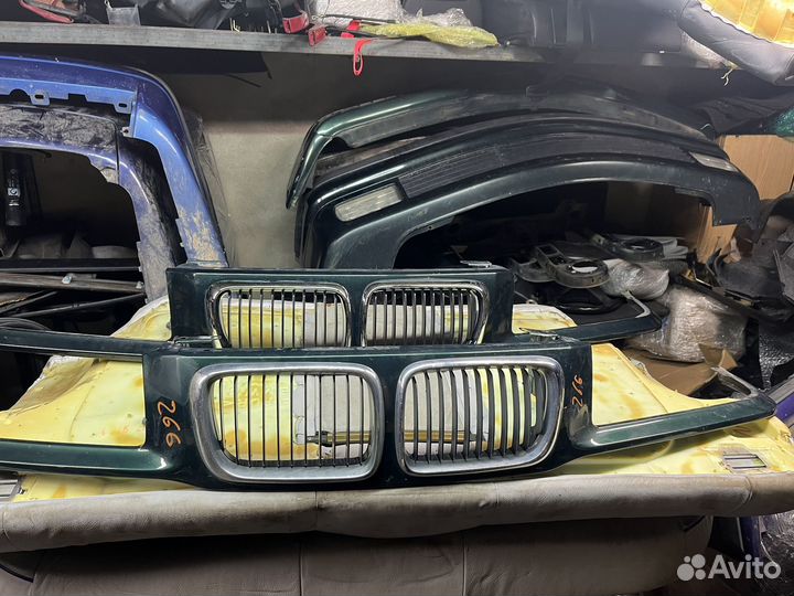 Бмв е36 облицовка передка (усы) рест