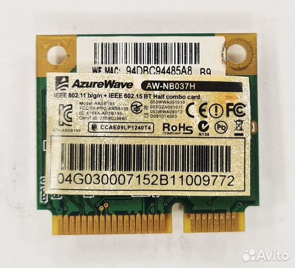 Бу Модуль wi-fi AW-NB037H Asus 1025CE