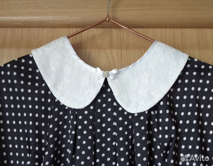 Съемный воротничок белый