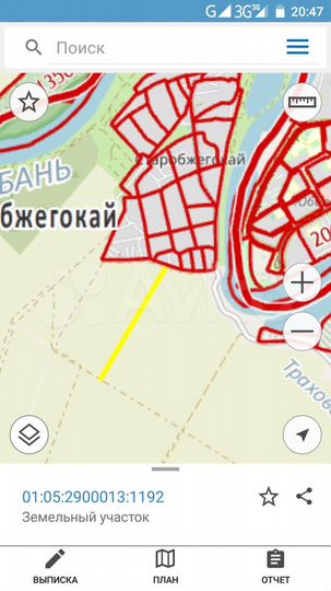 Участок 5,74 га (СНТ, ДНП)