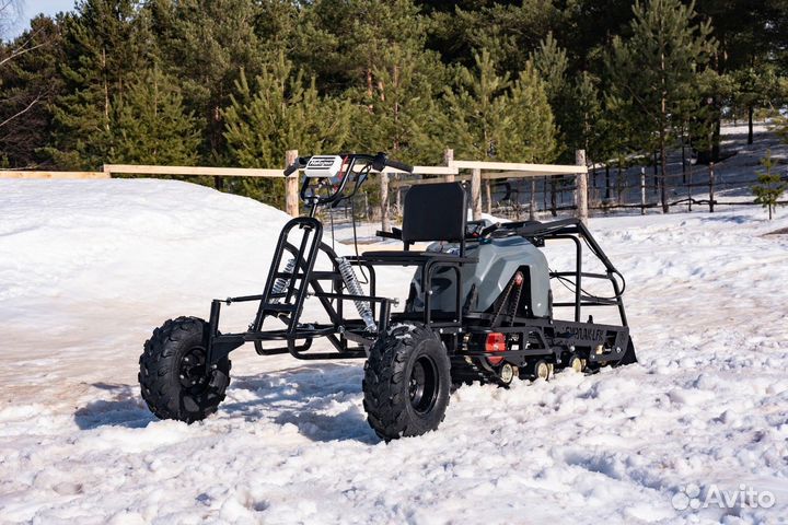 Мотобуксировщик Бурлак-М2 LRK 9 л.с