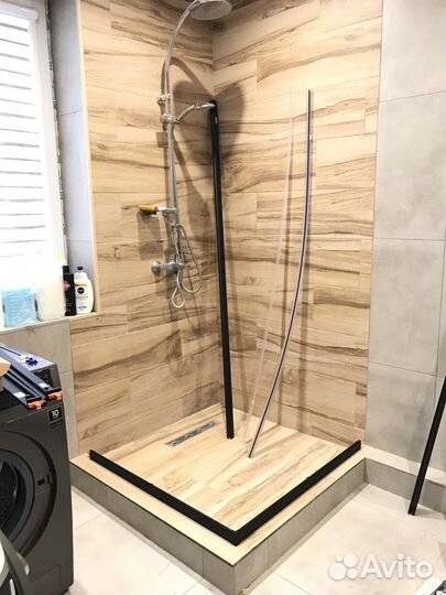 Установка душевой кабины.Все сантехнические работы