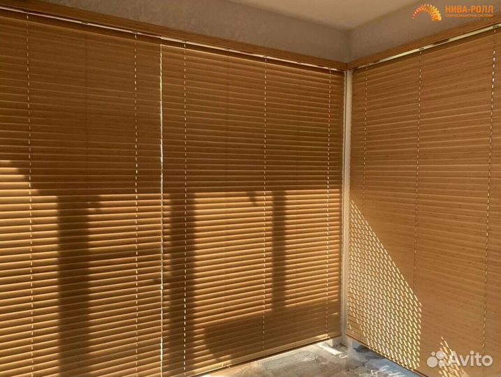 Жалюзи деревянные ламели 25/50
