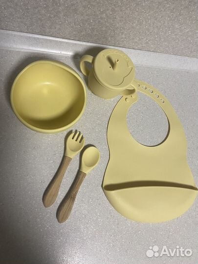 Детская силиконовая посуда