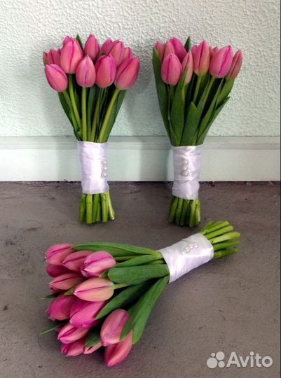 Тюльпаны розовые