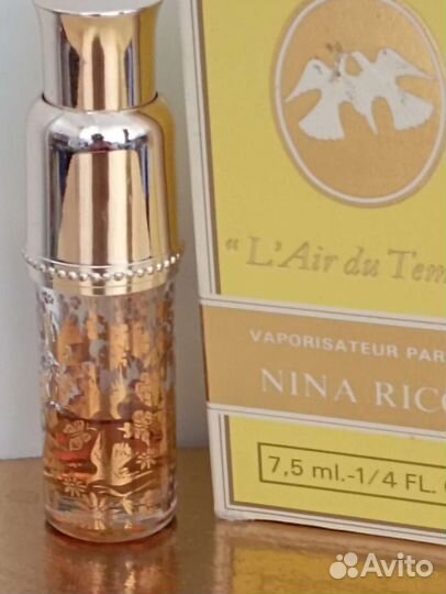 Духи nina ricci винтаж 7.5 мл