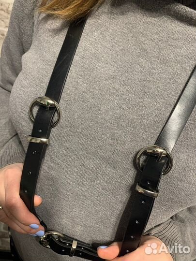 Портупея женская натуральная кожа