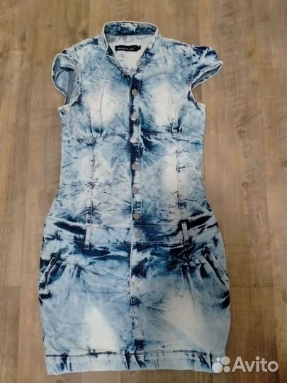 Джинсовое платье