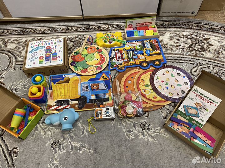 Развивающие деревянные игрушки