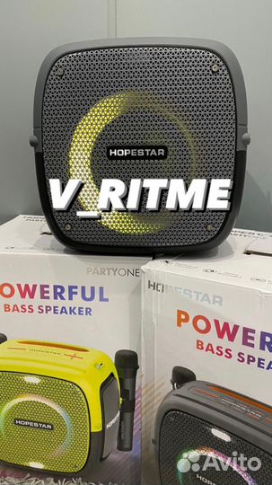 Колонка Hopestar party one + 2 микрофона
