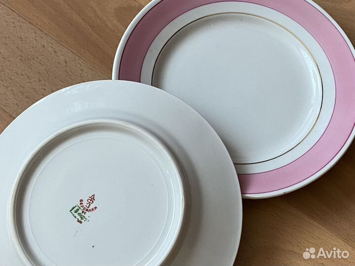 Тарелки фарфоровые разные СССР