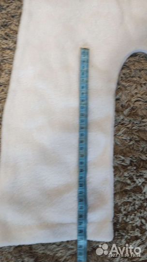 Новогодний костюм снеговик 80