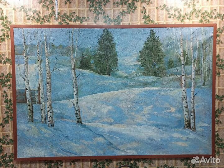 Картина маслом на холсте, пейзаж