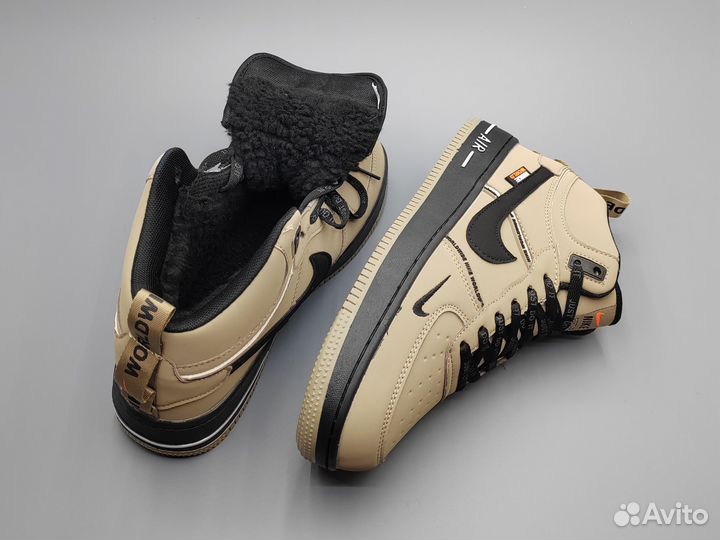 Кроссовки зимние nike с мехом