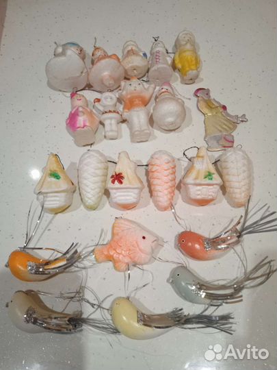 Ёлочные игрушки пенопласт